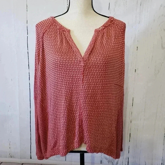 Free People Oversized Knit Split Back Top - Picture 1 of 5